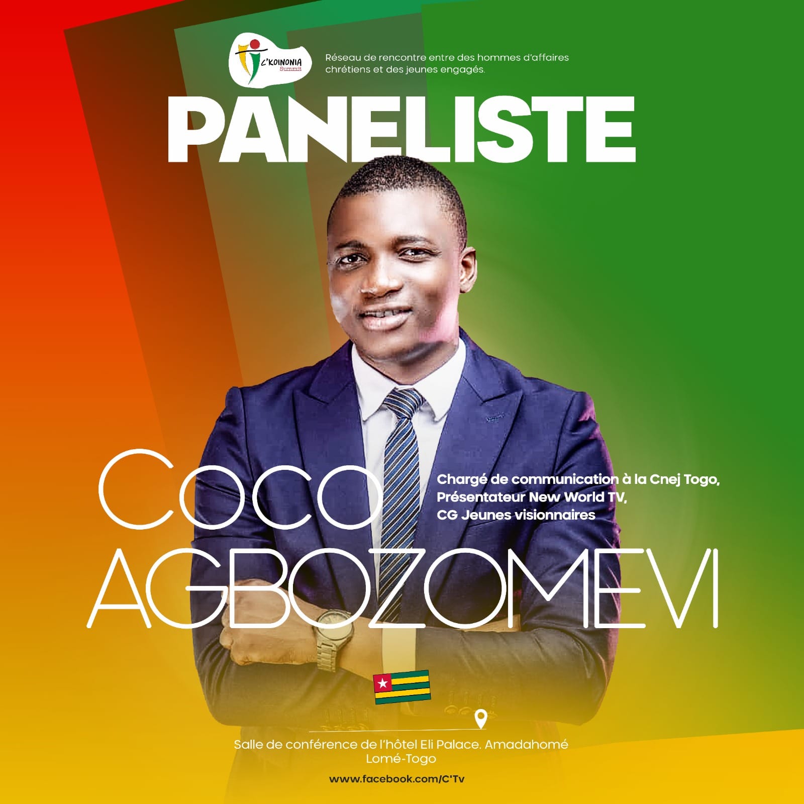 CONFÉRENCE C’KOINONIA – DÉCOUVRONS COCO AGBOZOMEVI